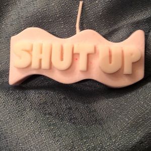 Hand crafted shut up soy candles